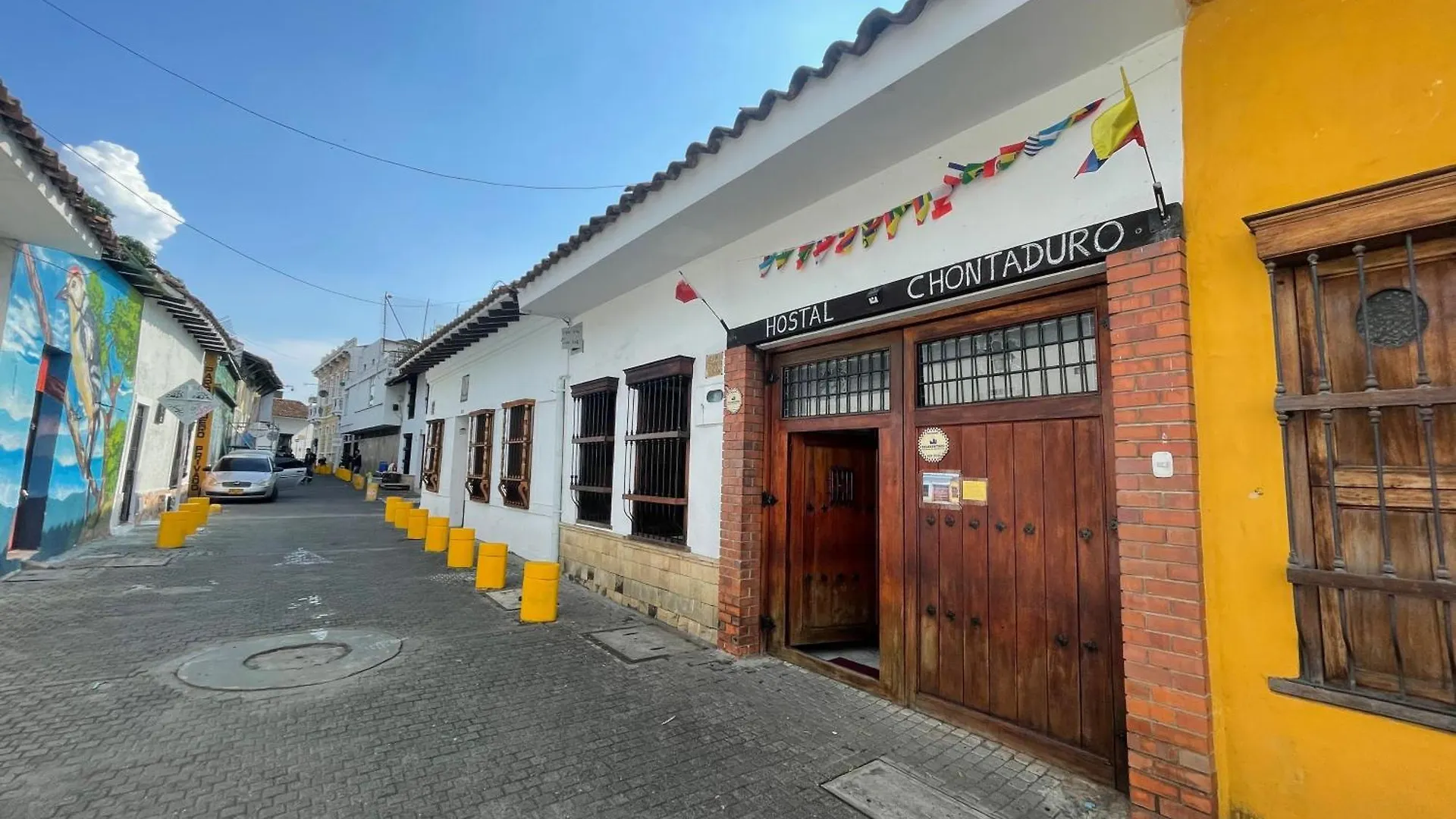 民宿 Hostal Chontaduro Casa Colonial En Pleno Centro Historico De Cali- Se Alquila La Casa Entera Para 12 O 13 Personas O Por Habitaciones 哥伦比亚